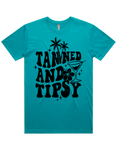 Tanned And Tipsy Short Sleeve T-Shirt