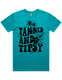 Tanned And Tipsy Short Sleeve T-Shirt