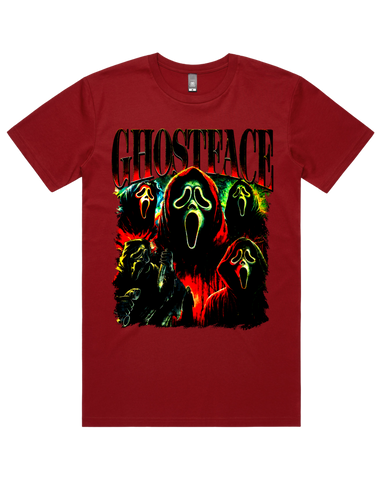 Ghost Face Halloween Horror Movie 100% Cotton Graphic Tee For Men And Women