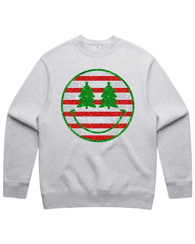 Christmas Smiley Face Sweatshirt