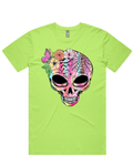 Pastel Skull Halloween Short Sleeve Tshirt