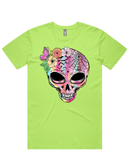 Pastel Skull Halloween Short Sleeve Tshirt