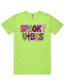 Spooky Vibes Colorful Halloween Short Sleeve Tshirt