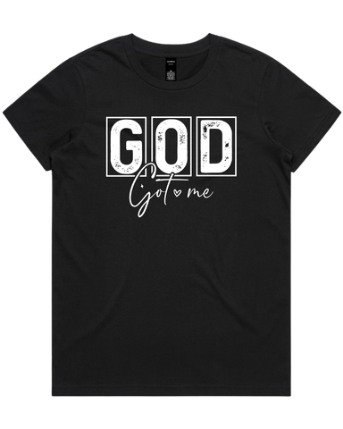God Got Me Mens and Womens T-Shirt And Crop Top