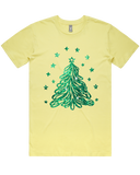 Sparkling Green Christmas Tree Tshirt