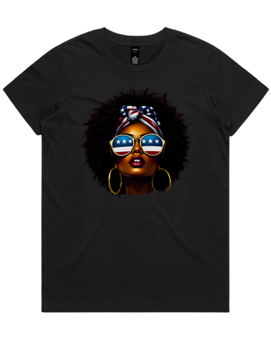 American Beauty 4th Of July Women's T-Shirt Or Crop Top