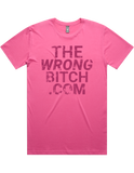 The Wrong Bitch .Com Short Sleeve Shirt