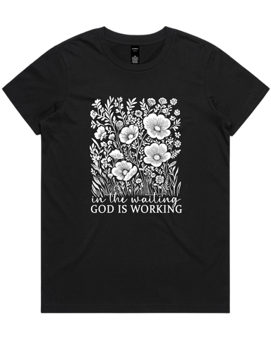 In The Waiting God Is Working Women's T-Shirt And Crop Top