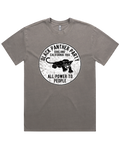 Men's Black Panther Party Vintage 100% Cotton Garment dyed T-Shirt
