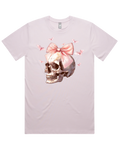 Pink Skull & Bow Halloween Tshirt