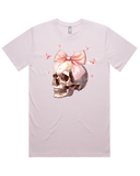 Pink Skull & Bow Halloween Tshirt