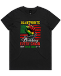 Juneteenth Chain Breaker Men's And Women's T-Shirt Or Crop Top T-Shirt