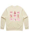 Pink Christmas Coquette Sweatshirt