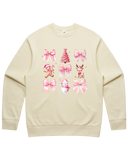 Pink Christmas Coquette Sweatshirt