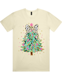 Dalmatian Bow Christmas Tree Tshirt