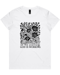 In The Waiting God Is Working Women's T-Shirt And Crop Top