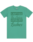 Cant See The Haters Over My Lashes Short Sleeve T-Shirt