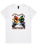 We Ain't Going Back Juneteenth Men's And Women's T-Shirt Or Crop Top T-Shirt