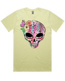 Pastel Skull Halloween Short Sleeve Tshirt