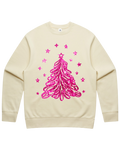 Pink Sparkling Christmas Tree Sweatshirt