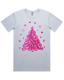 Sparkling Pink Christmas Tree Tshirt