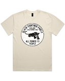Men's Black Panther Party Vintage 100% Cotton Garment dyed T-Shirt