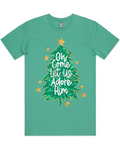 Oh Come Let Us Adore Him Short Sleeve Tshirt