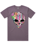 Pastel Skull Halloween Short Sleeve Tshirt