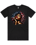 American Soul Sista 4th Of July Women's T-Shirt Or Crop Top