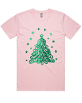 Sparkling Green Christmas Tree Tshirt