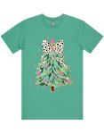 Dalmatian Bow Christmas Tree Tshirt