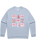 Pink Christmas Coquette Sweatshirt