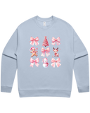 Pink Christmas Coquette Sweatshirt