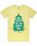 Oh Come Let Us Adore Him Short Sleeve Tshirt