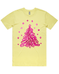 Sparkling Pink Christmas Tree Tshirt