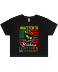 Juneteenth Chain Breaker Men's And Women's T-Shirt Or Crop Top T-Shirt