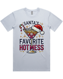 Santa's Favorite Hot Mess Christmas Tshirt