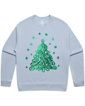 Green Sparkling Christmas Tree Sweatshirt