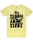 Tanned And Tipsy Short Sleeve T-Shirt