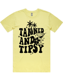 Tanned And Tipsy Short Sleeve T-Shirt