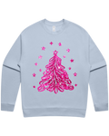 Pink Sparkling Christmas Tree Sweatshirt