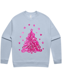 Pink Sparkling Christmas Tree Sweatshirt