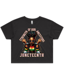 Juneteenth Strength Womens T-Shirt Or Crop Top T-Shirt