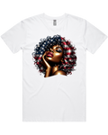 American Soul Sista 4th Of July Women's T-Shirt Or Crop Top