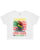 Juneteenth Chain Breaker Men's And Women's T-Shirt Or Crop Top T-Shirt