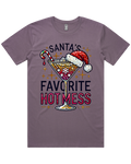 Santa's Favorite Hot Mess Christmas Tshirt