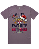 Santa's Favorite Hot Mess Christmas Tshirt