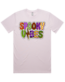 Spooky Vibes Colorful Halloween Short Sleeve Tshirt