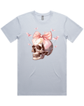 Pink Skull & Bow Halloween Tshirt