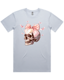 Pink Skull & Bow Halloween Tshirt